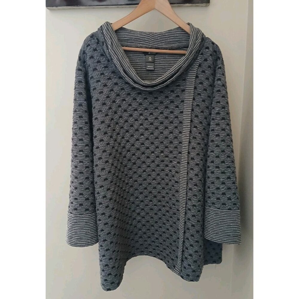 Ali Miles Cowl Neck Tunic Top